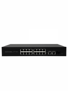 Коммутатор (свитч) на 16 POE ( 802.3af/at ) портов +2 Ethernet порта 1000Mbs + SFP 1000Mbs Орбита OT-VNP42